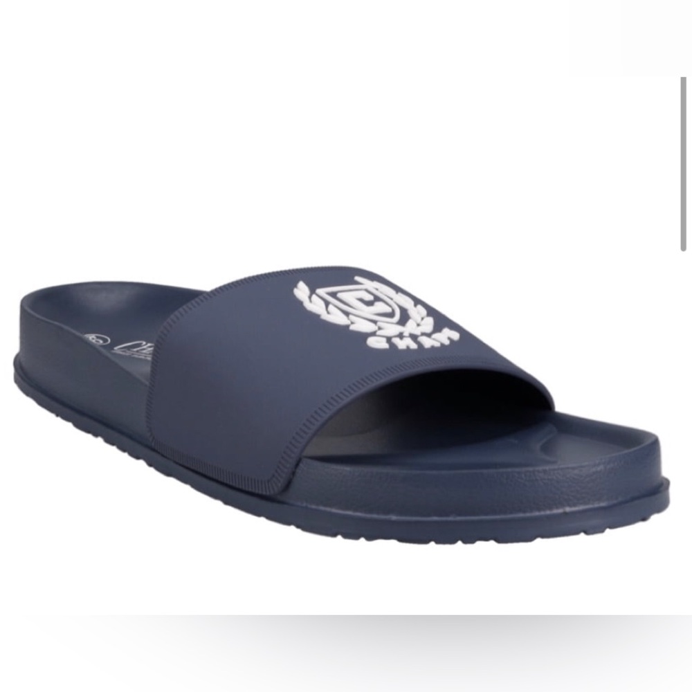 CHAPS Mens Slide Sandal Size 11 Navy Waterproof New